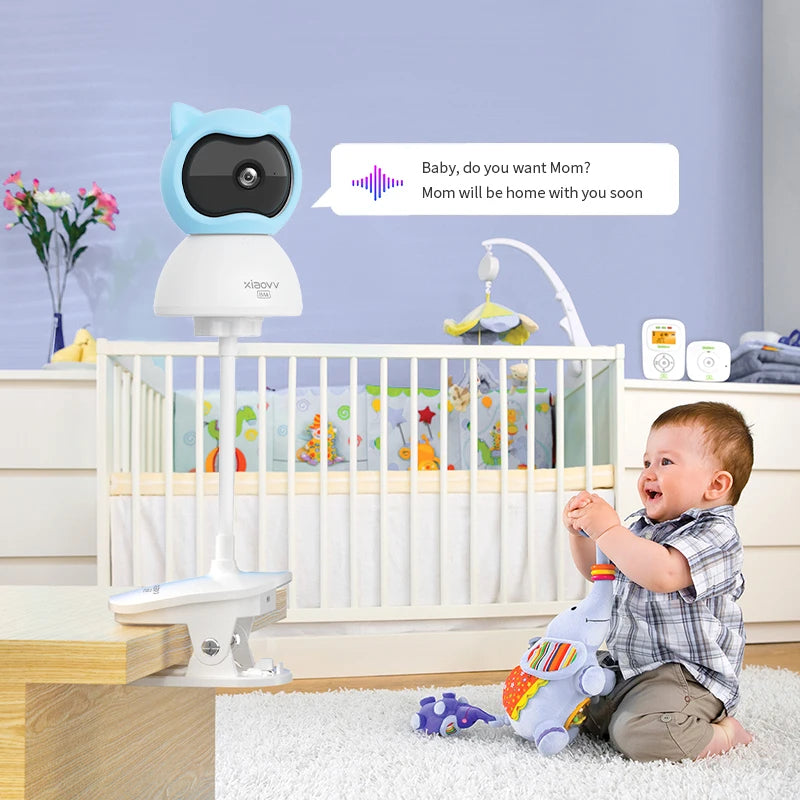 WiFi Baby Monitor – 4MP, 2-Way Talk & 360° View
