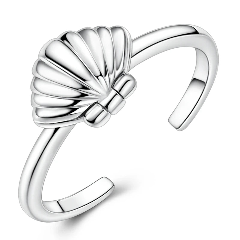 Clover Adjustable Ring 925 Sterling Silver Original Hummingbird Glow Firefly Free Size Open Rings For Women Wedding Jewelry Gift