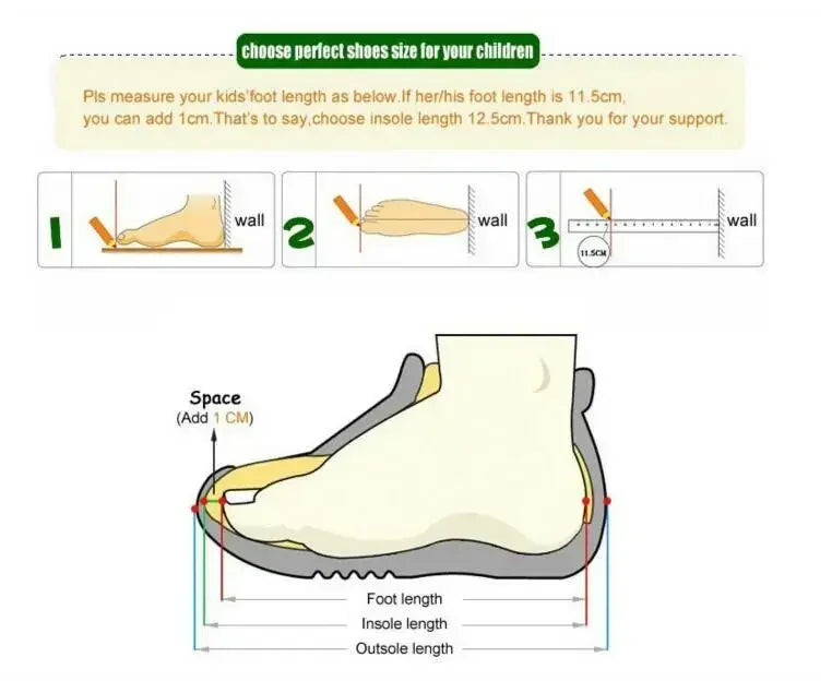 Kids Spring Leather Sneakers – Soft Sole Non-Slip Casual Shoes