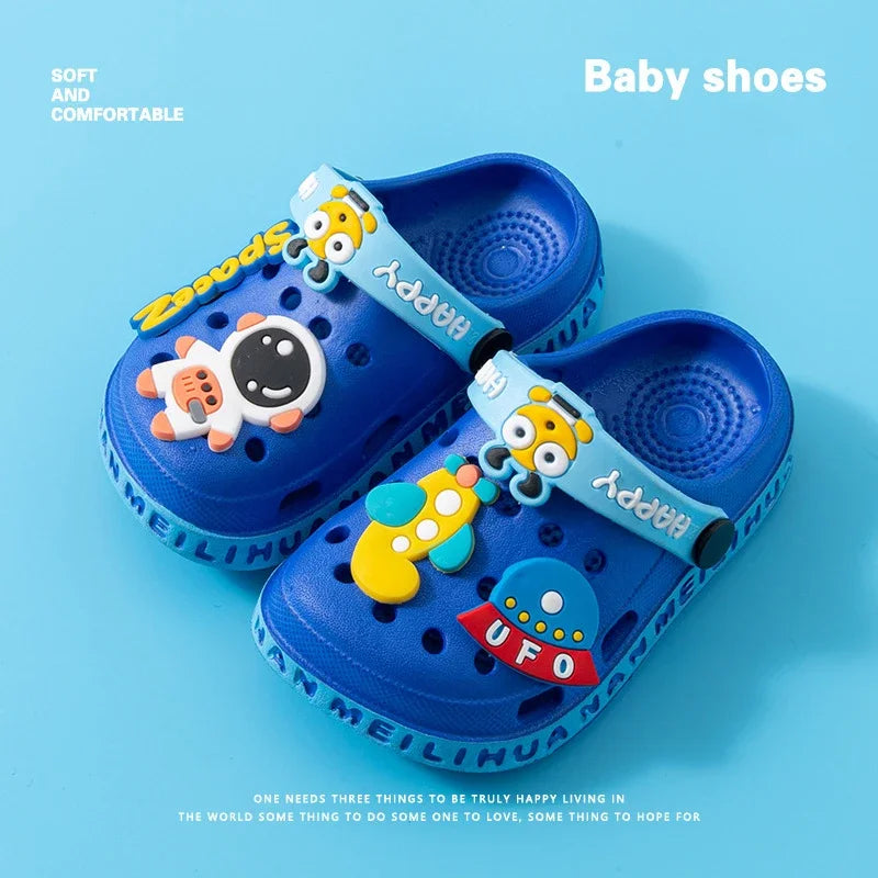 Kids Open-Toe EVA Sandals – Soft Non-Slip Clog Shoes