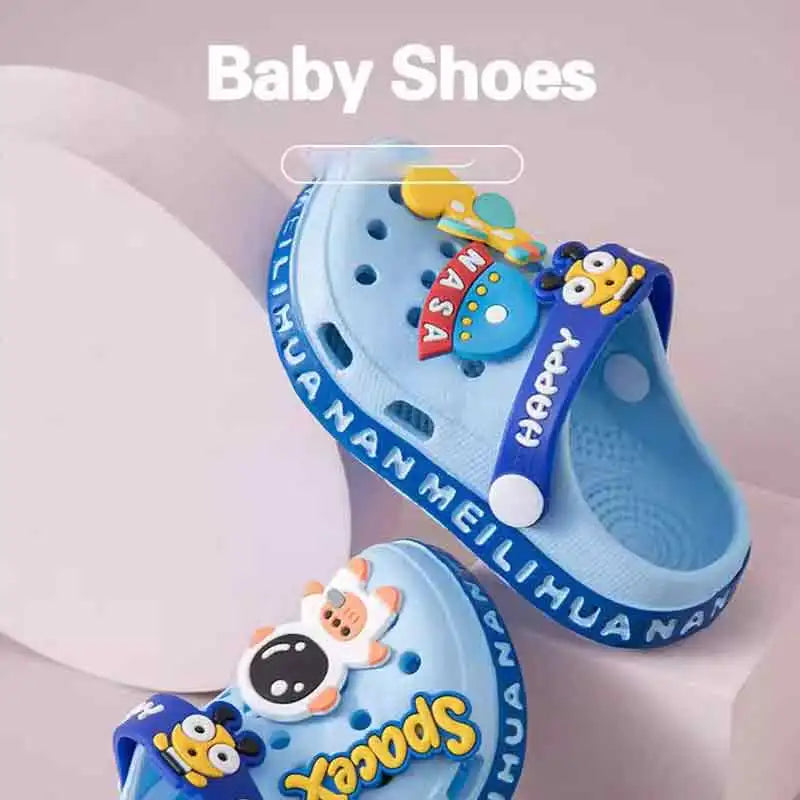 Kids Open-Toe EVA Sandals – Soft Non-Slip Clog Shoes