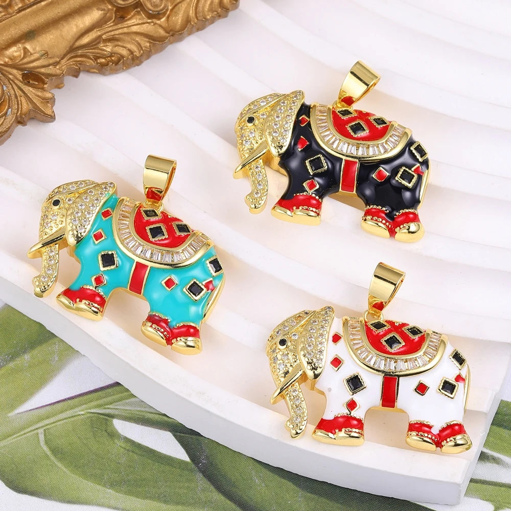 Juya 18K Gold Plated Handicraft Enamel