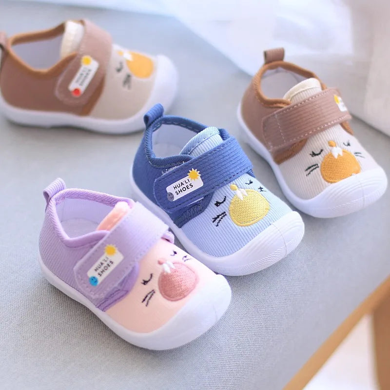 Infant Cartoon Soft-Sole Sneakers – Non-Slip Toddler Casual Shoes