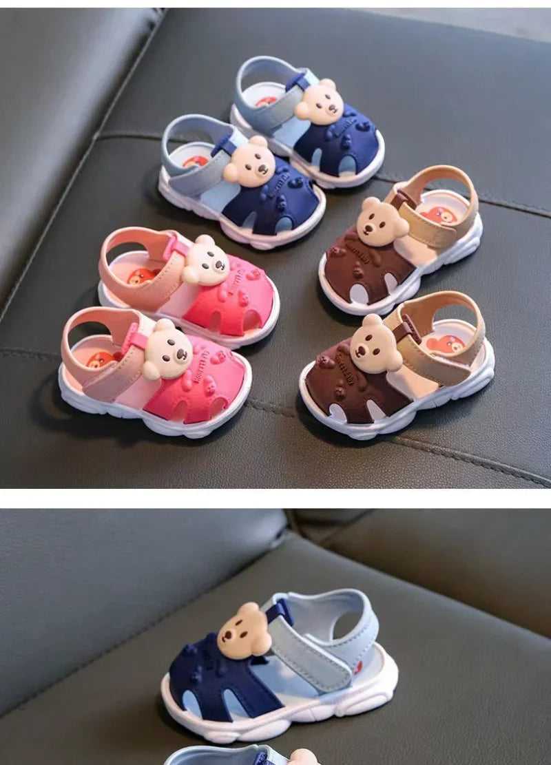Kids Summer Cartoon Sandals – Soft Sole Toddler & Student Shoes