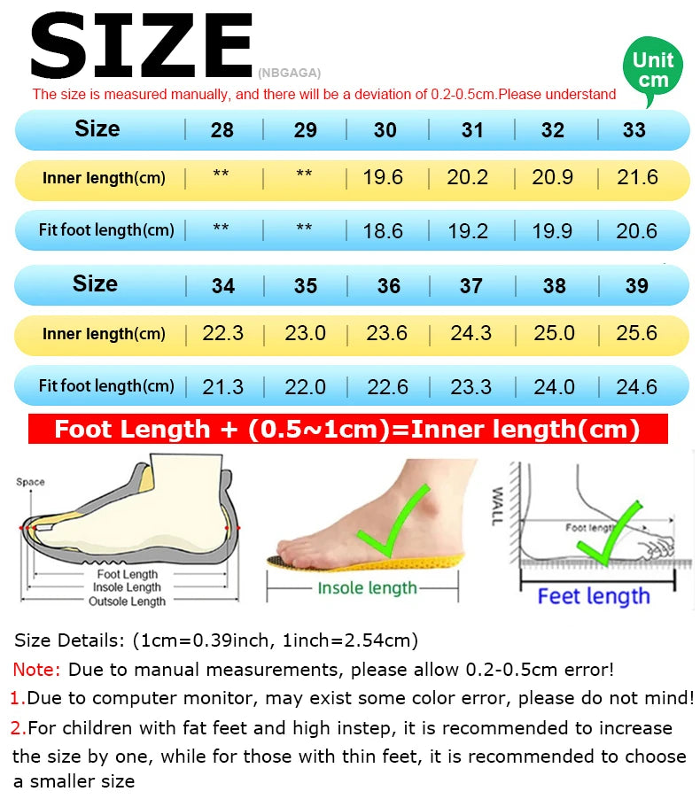 Kids Summer Sandals – Breathable Non-Slip Outdoor Shoes (Size 30–40)