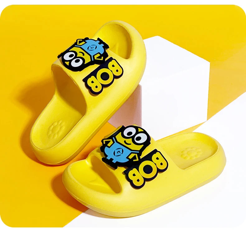 Cute Minions Kids EVA Slippers – Non-slip Indoor & Outdoor Sandals