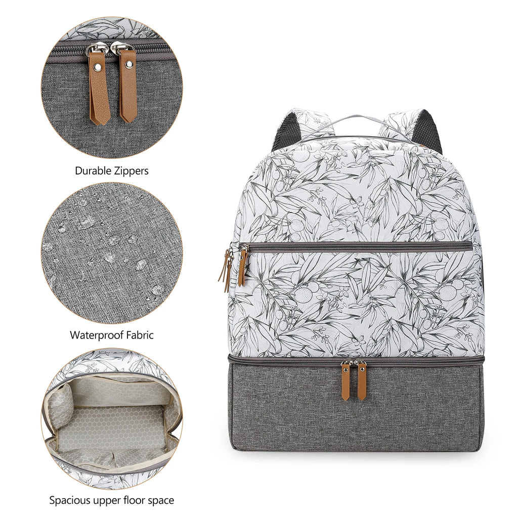 Medium Size Breast Pump Bag – Double Layer Cooler Bag for Outdoor & Working Moms
