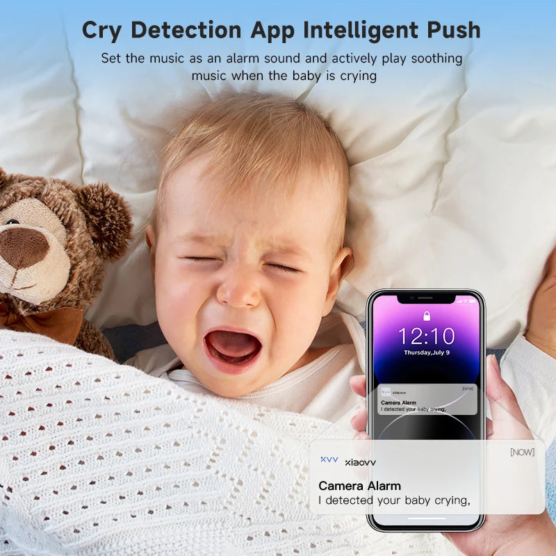 WiFi Baby Monitor – 4MP, 2-Way Talk & 360° View