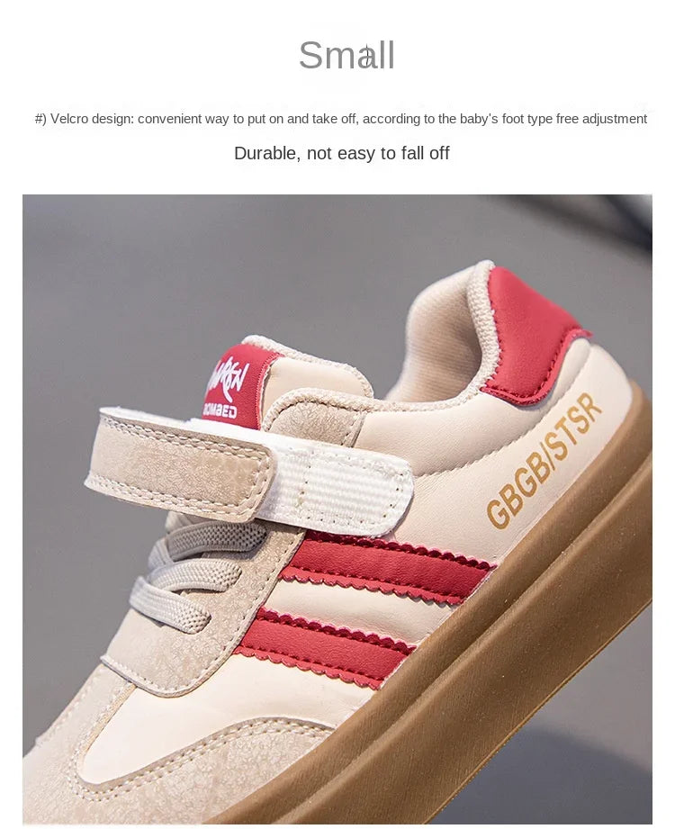 Kids Casual Sneakers – Breathable Anti-Skid Slip-On Shoes
