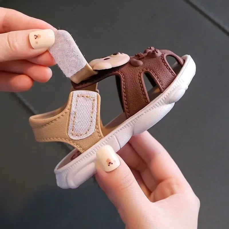 Kids Summer Cartoon Sandals – Soft Sole Toddler & Student Shoes