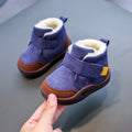 Kids Winter Snow Boots (0–5Y) – Plush Warm Non-Slip Sneakers