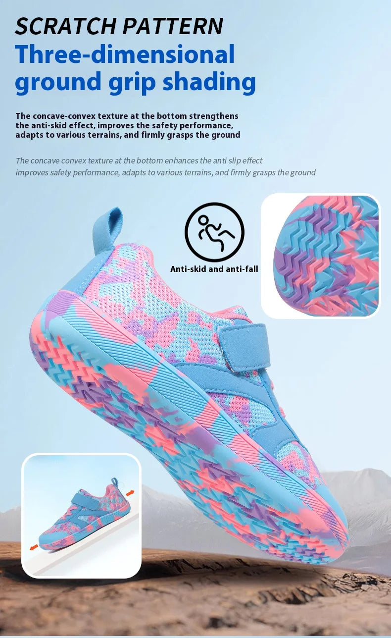 Kids’ Minimalist Barefoot Sneakers – Wide, Zero Drop