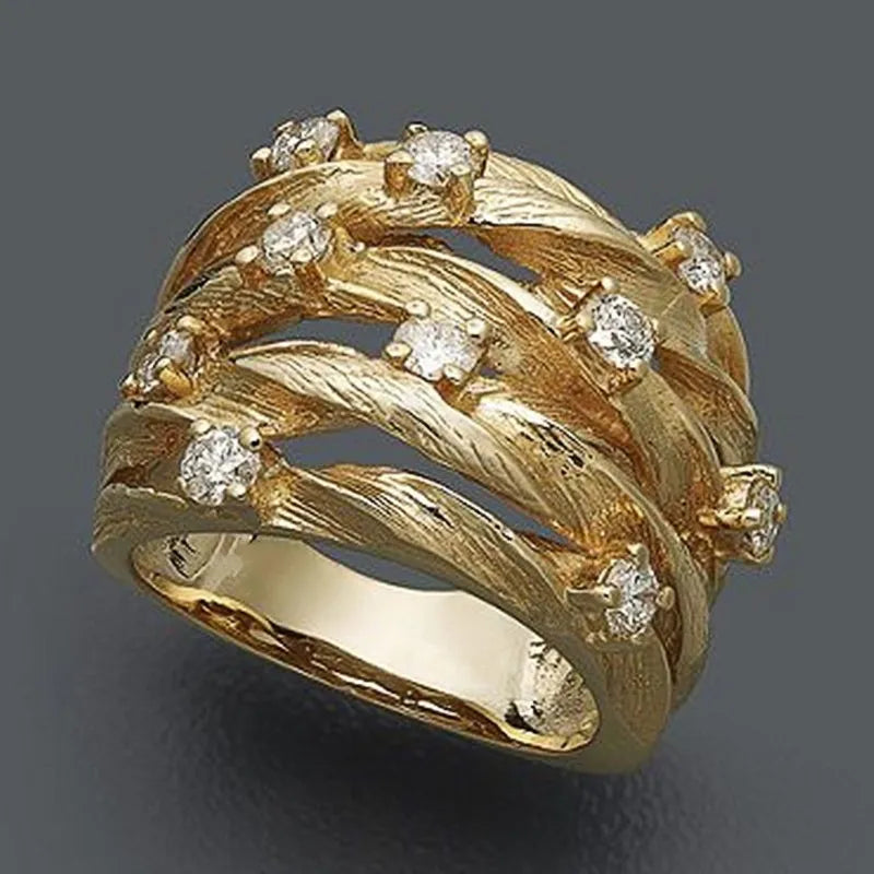 Caoshi Stylish With Zirconia Ring