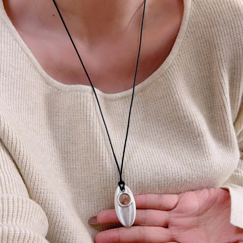 Enamel Water Drop Necklace