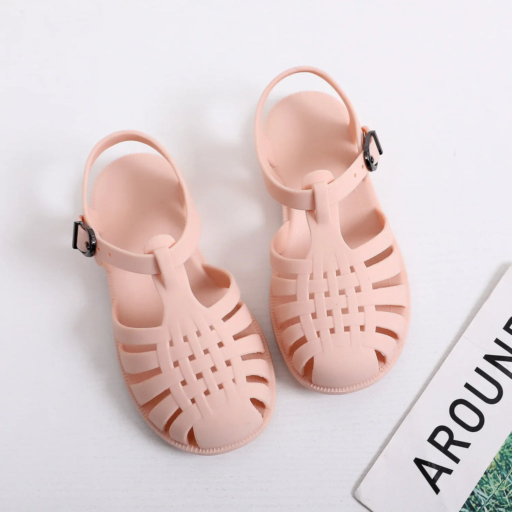 Baby Gladiator Sandals – Breathable Hollow-Out Summer Shoes