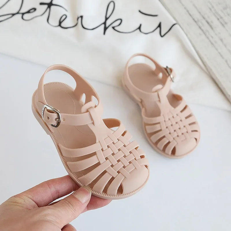 Baby Gladiator Sandals – Breathable Hollow-Out Summer Shoes