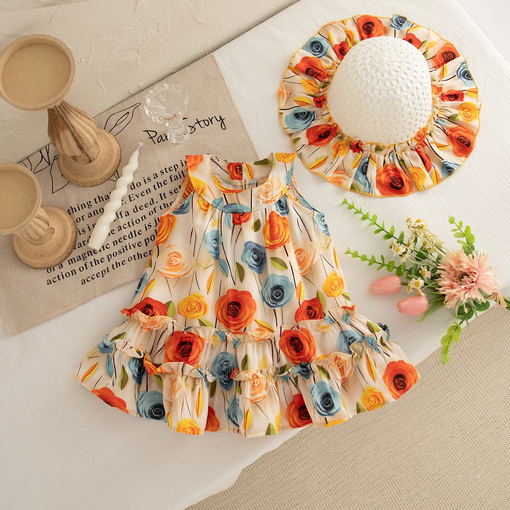 Baby Girl Summer Bohemian Dress Set