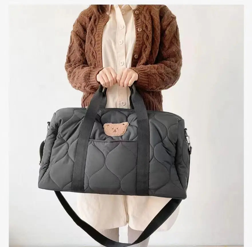 Autumn & Winter Mommy Bag – Fashion Large Capacity Diaper Tote for Travel and Daily Use