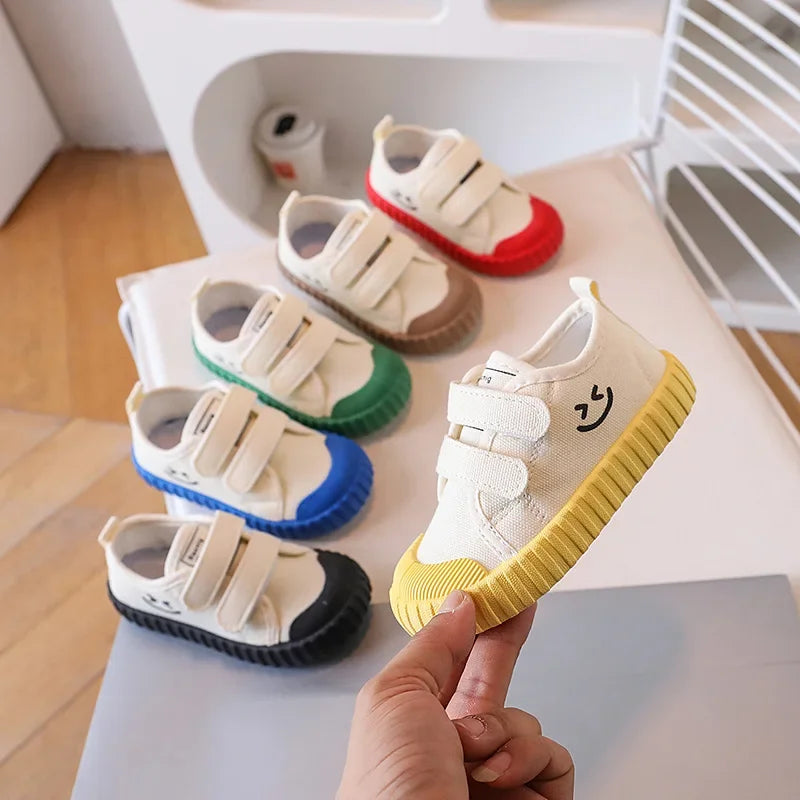 Kids’ Korean Canvas Shoes – Comfortable Casual Sneakers