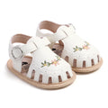 Baby Girl Summer Sandals – Breathable Lightweight Floral Wrap-Toe Shoes