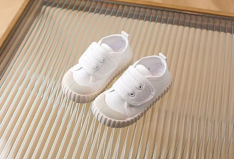 Kids Canvas Sneakers – Soft Breathable Candy-Colored Shoes