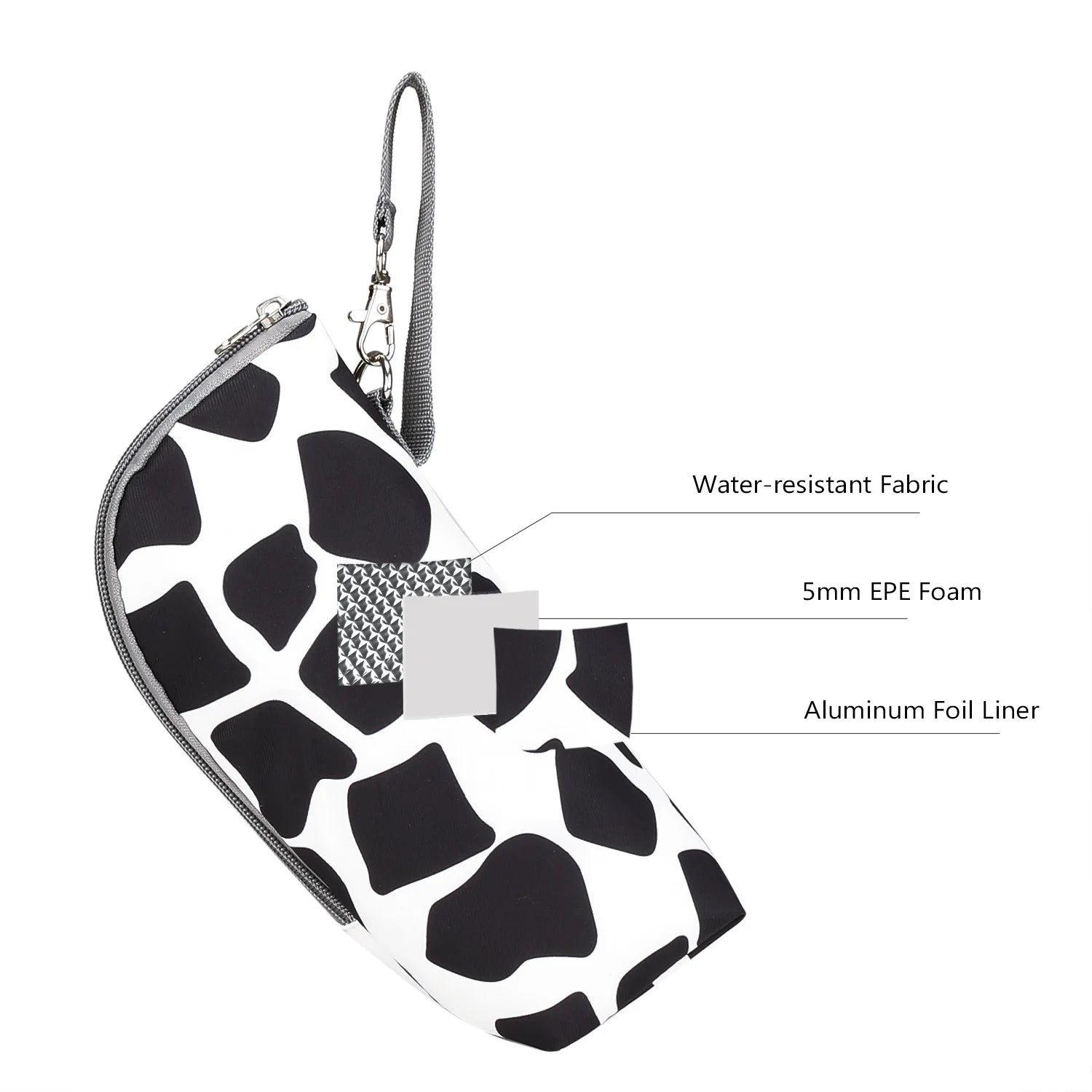 Portable Baby Feeding Bottle Bag – Aluminum Insulation, Stroller Hanging