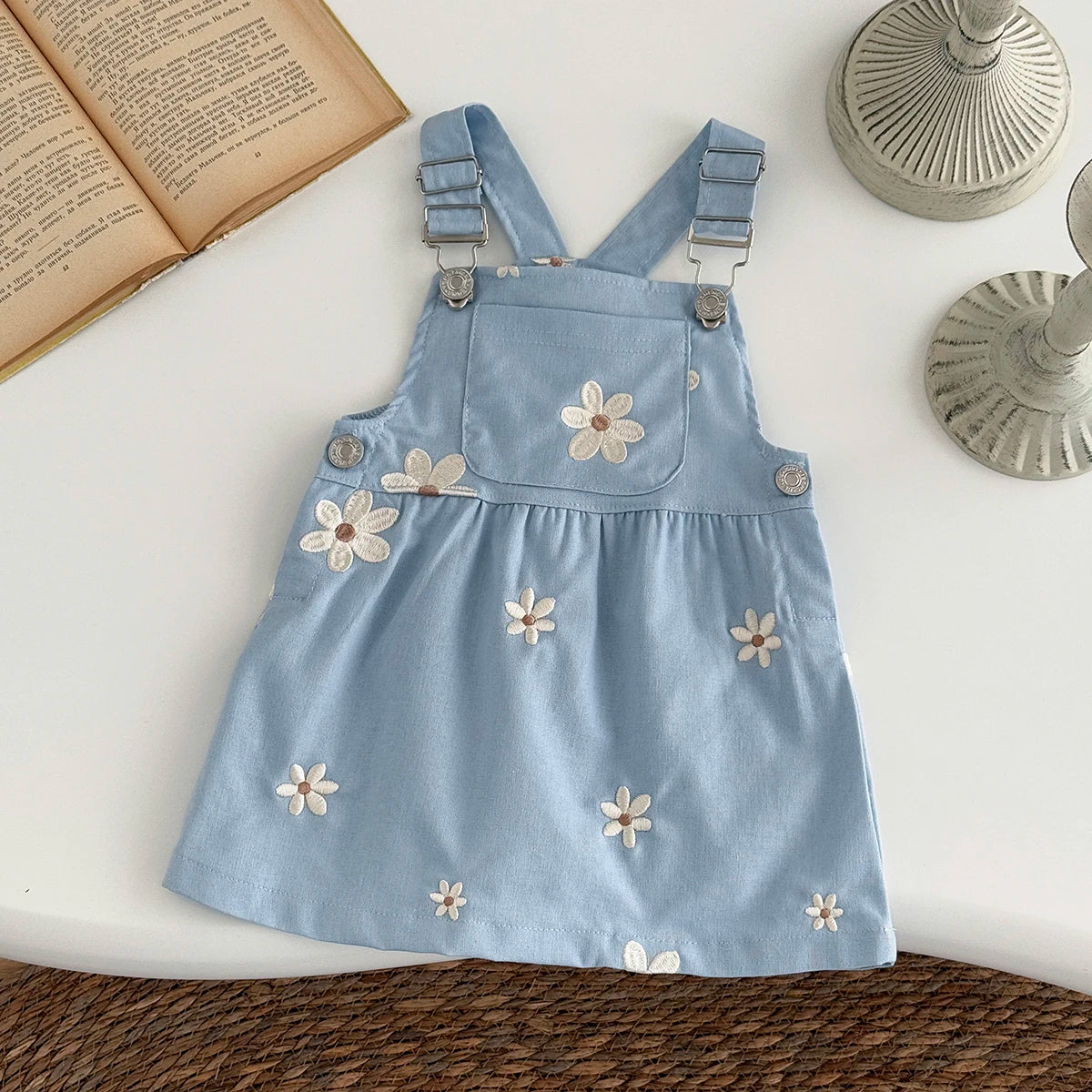 Dress Toddler Baby 0-3 Y  Loose Clothes with Pockets