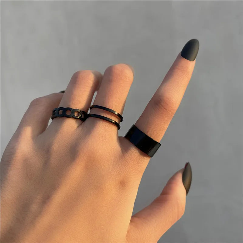 Heart Geometric Gold Butterfly Ring
