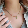 Natural Stone Pearl Necklace