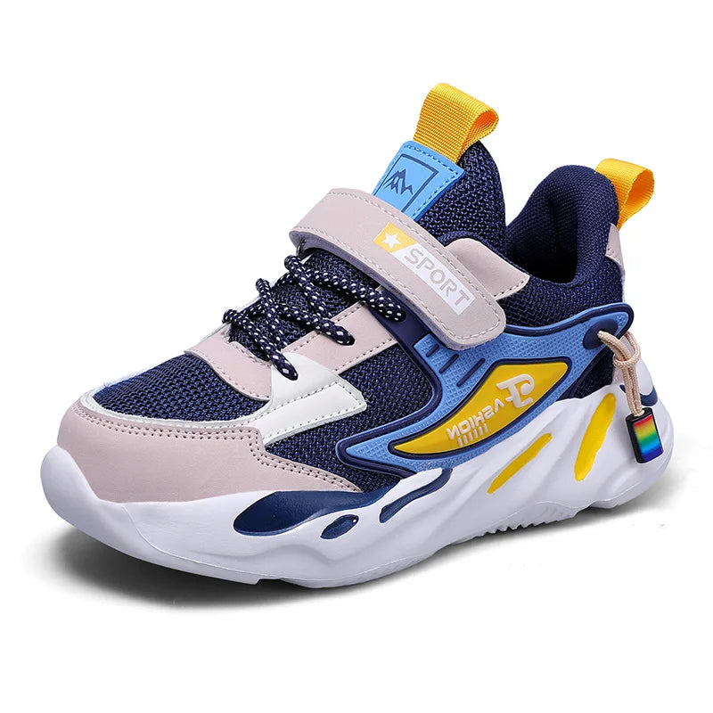 Kids Breathable Casual Sneakers – Outdoor Running & Tennis Shoes