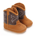 Baby Little Boots (0–18M) – Soft PU Anti-Slip Spring/Autumn Shoes