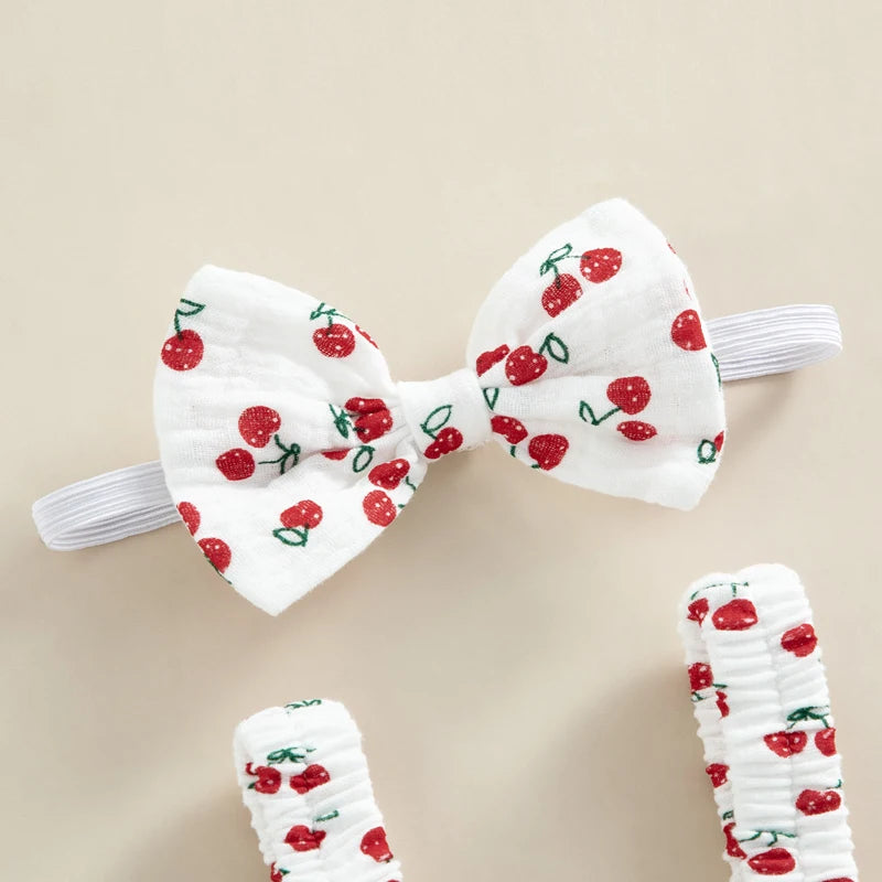 Baby Girl Sleeveless Romper & Headband (0–12M)