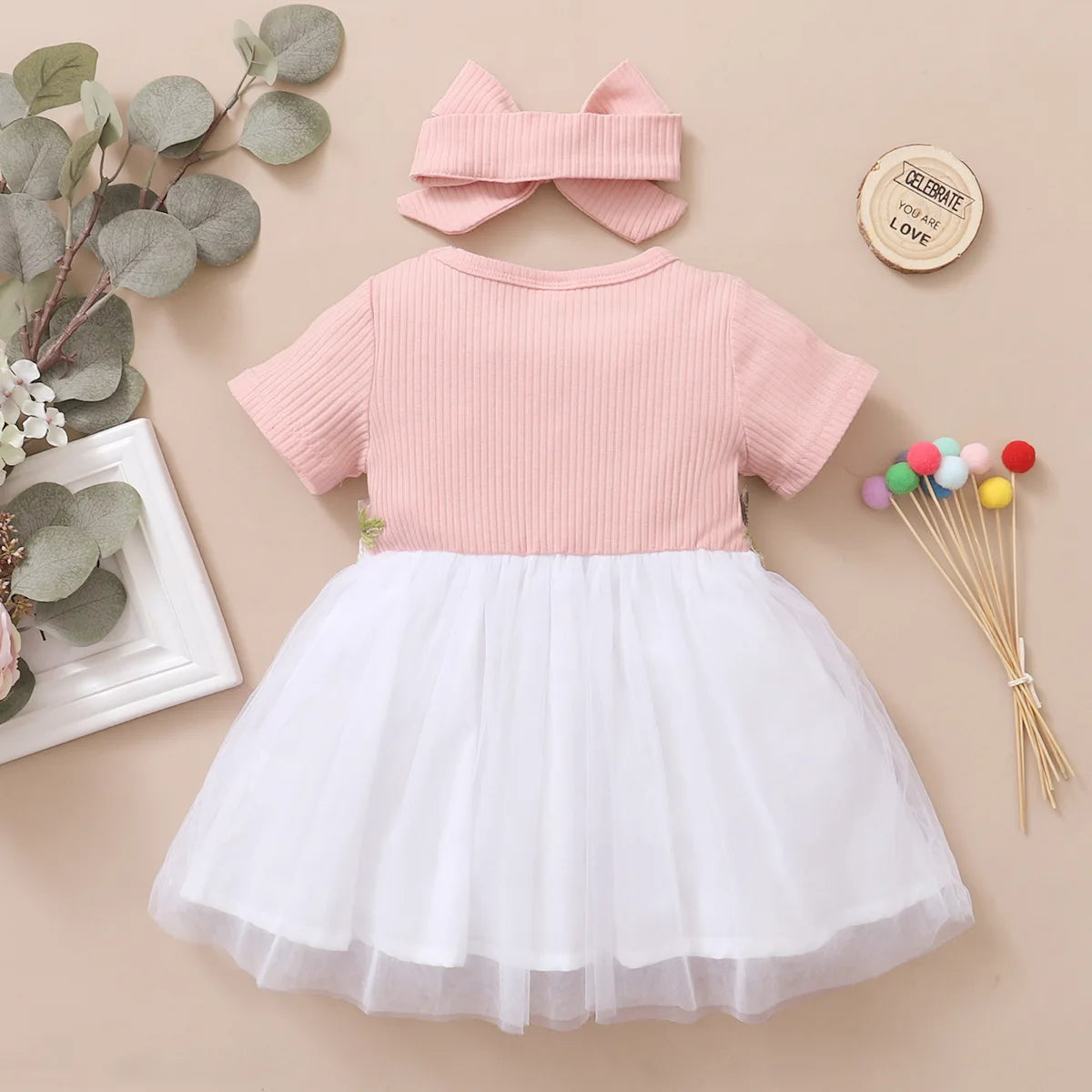 Newborn Baby Girl Princess Dress
