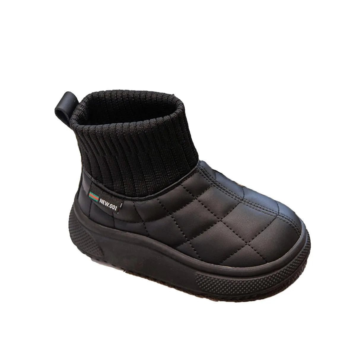 Kids’ Sock-Style Snow Boots – Warm Autumn/Winter Shoes