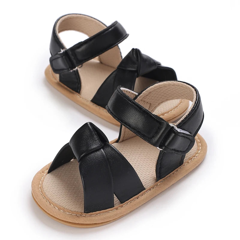 Baby Summer Sandals (0–18M) – Open-Toe Non-Slip Soft Shoes