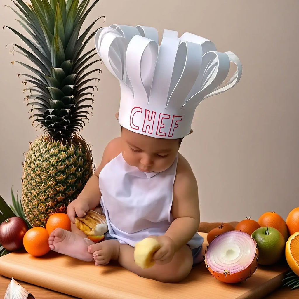 2pcs/set Chef Baby Cook Costume
