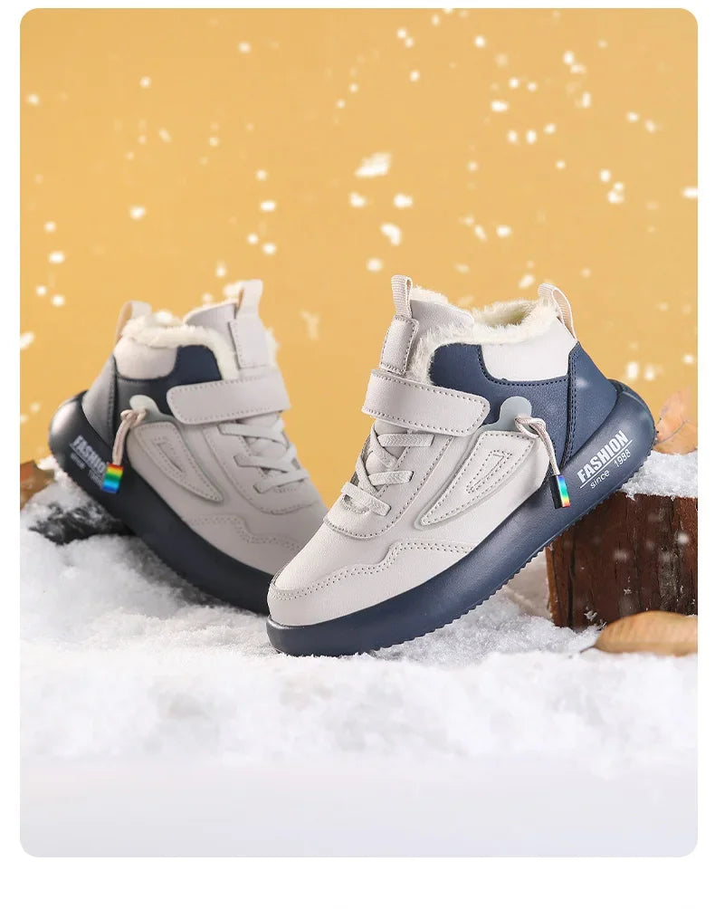 Kids’ Winter Snow Boots – Warm, Non-Slip Outdoor Sneakers