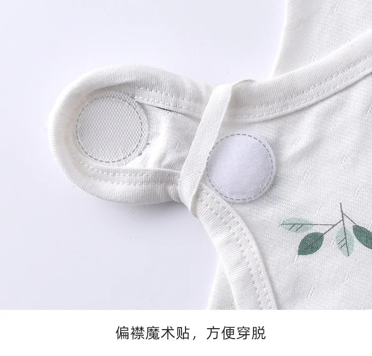 Cute Newborn Baby Short Sleeved Triangle Jumpsuit
