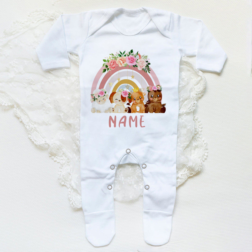 Custom Name Infant Sleepsuit