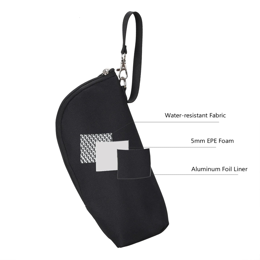 Portable Baby Feeding Bottle Bag – Aluminum Insulation, Stroller Hanging