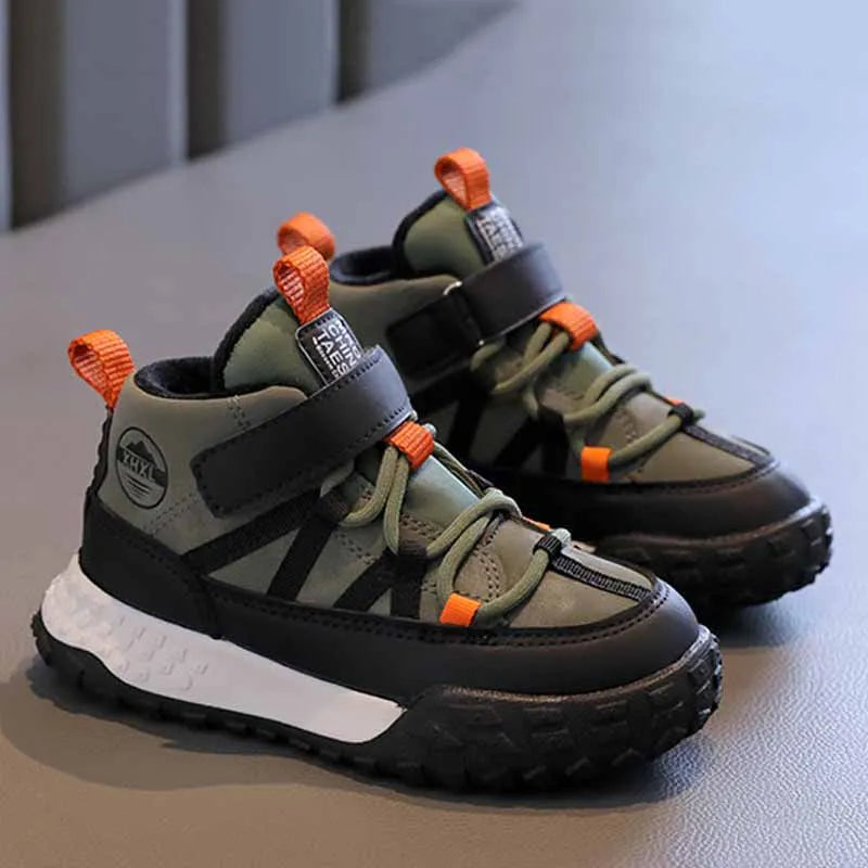 Kids Autumn/Winter Sneakers – Plush Warm Casual Sport Shoes