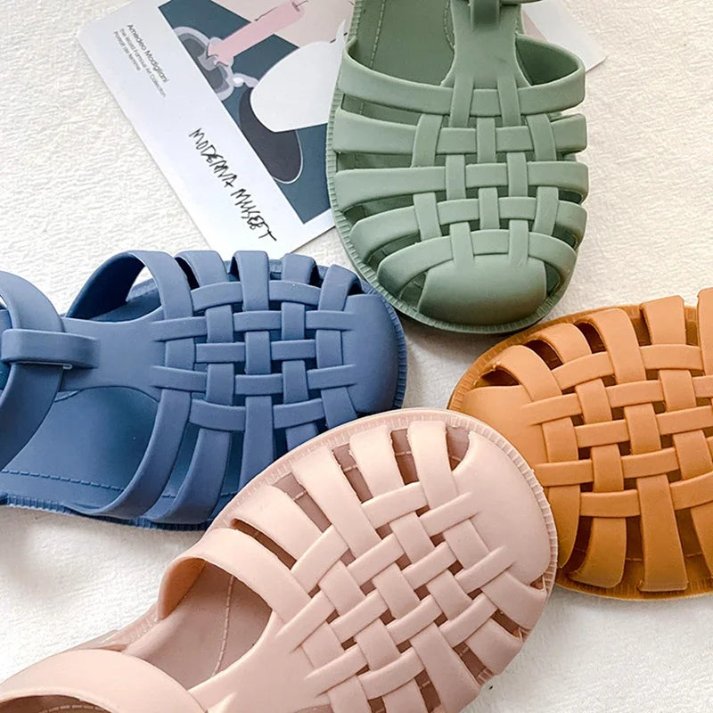 Baby Gladiator Sandals – Breathable Hollow-Out Summer Shoes