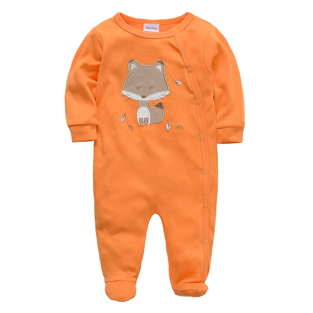 Infant Girl Long Sleeve Jumpsuit, 0–12 Months