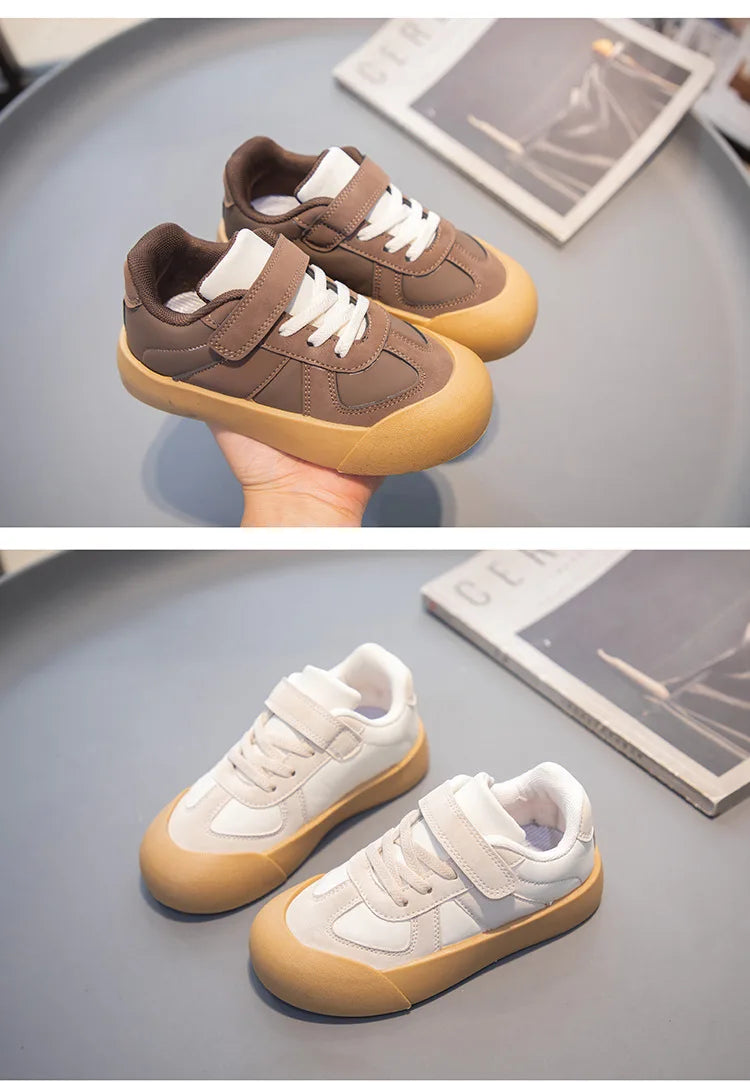 Kids’ Fashion Sneakers – Velcro Casual Sports Shoes