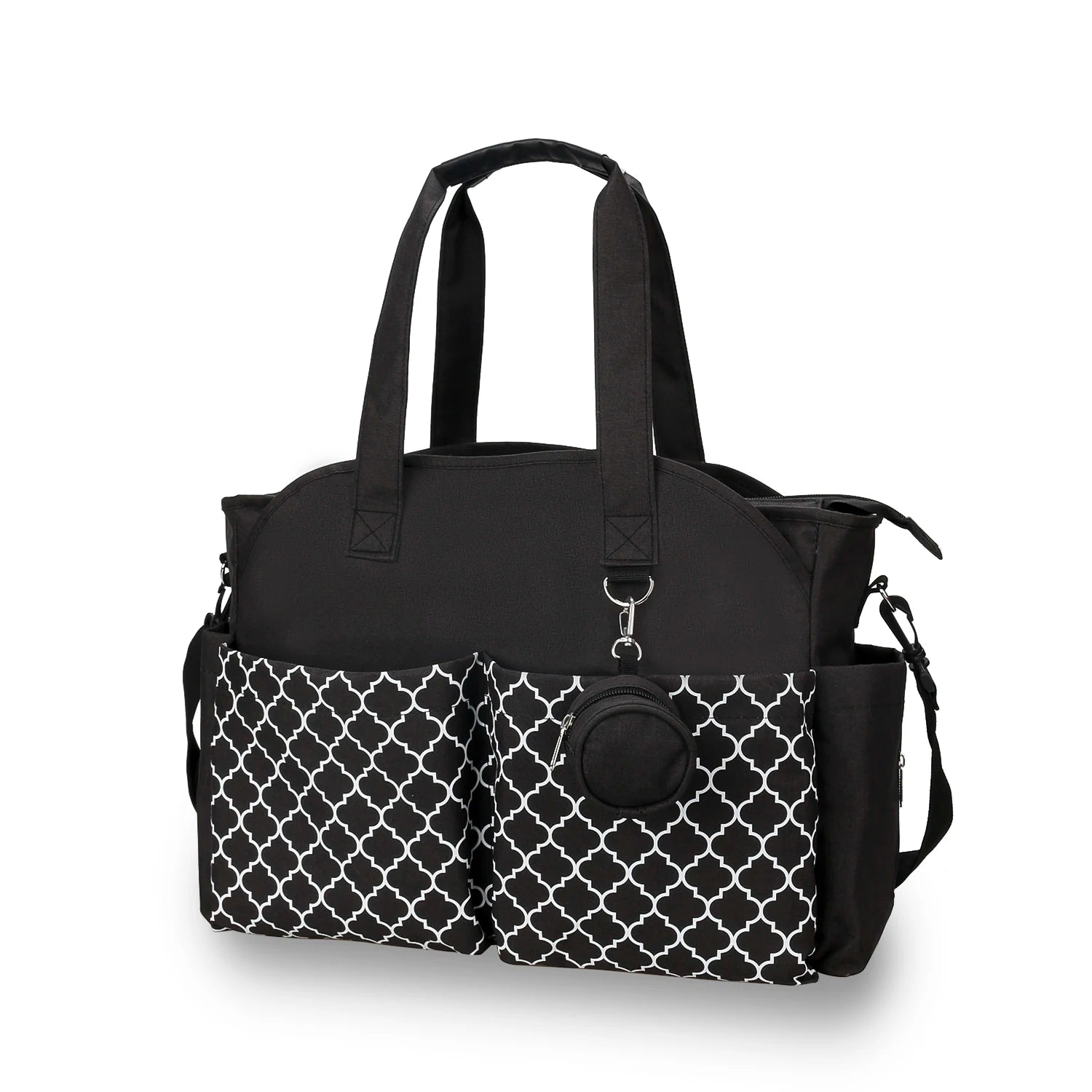 Diaper Bag Tote – Waterproof, Portable Baby Changing Bag with Shoulder Strap for Moms