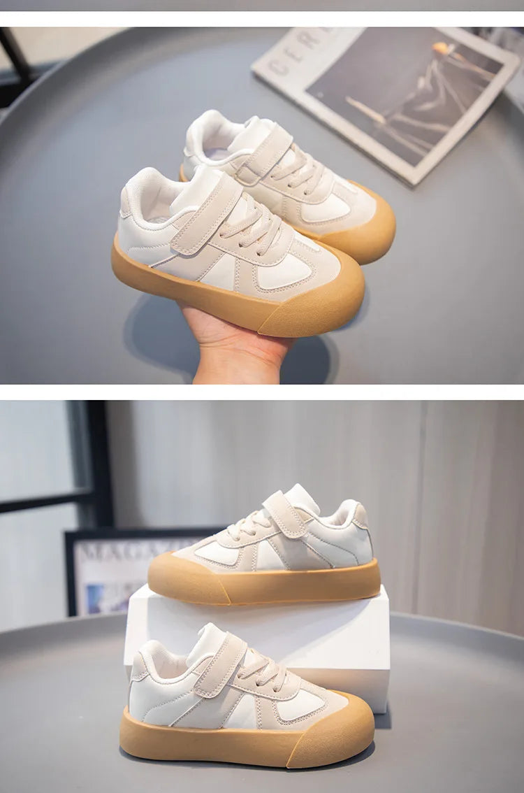 Kids’ Fashion Sneakers – Velcro Casual Sports Shoes