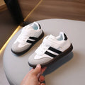 Kids’ PU Leather Sneakers – Soft-Soled Sport Shoes