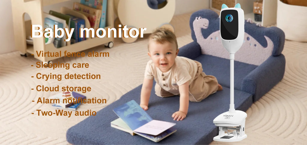 WiFi Baby Monitor – 4MP, 2-Way Talk & 360° View