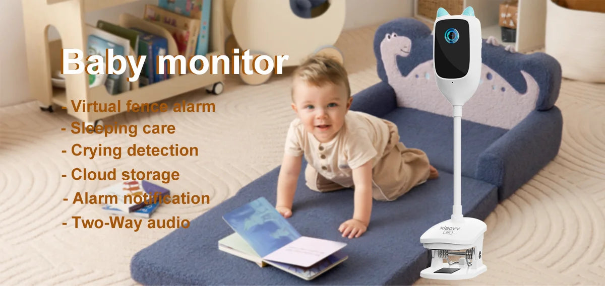 WiFi Baby Monitor – 4MP, 2-Way Talk & 360° View
