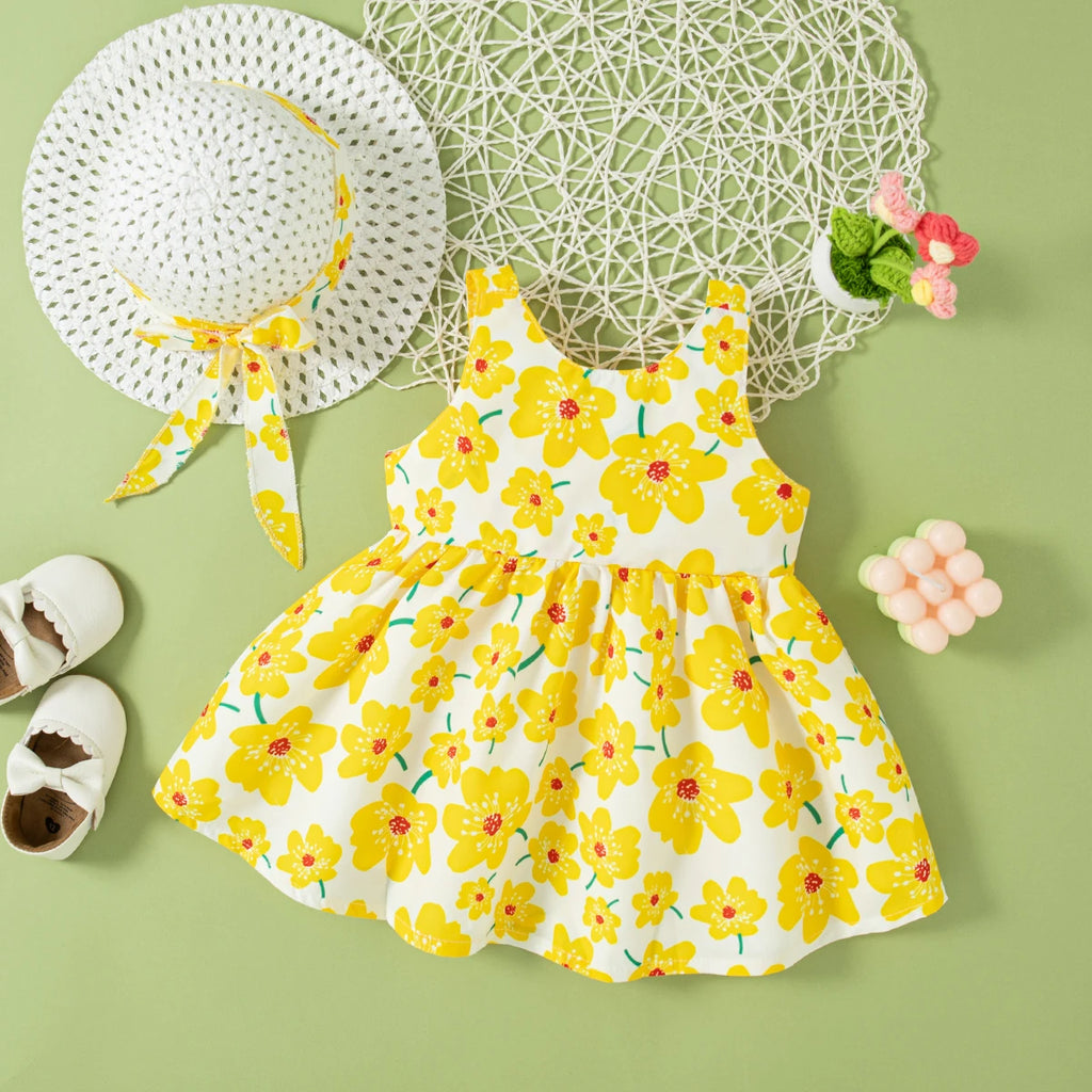 0-2 Y Old Baby Girl Floral Dress